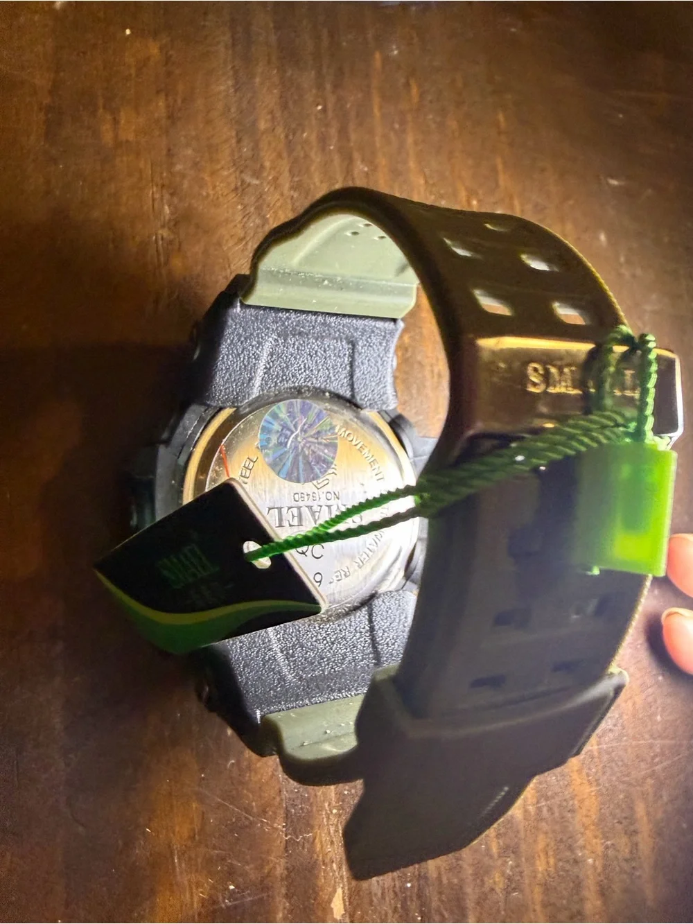 NEW SMAEL Tactical Sport Watch in Black with Army Green Strap